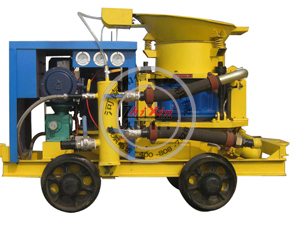知信礦用濕式噴漿機圖片|PS5I型煤礦用轉子式混凝土噴射機